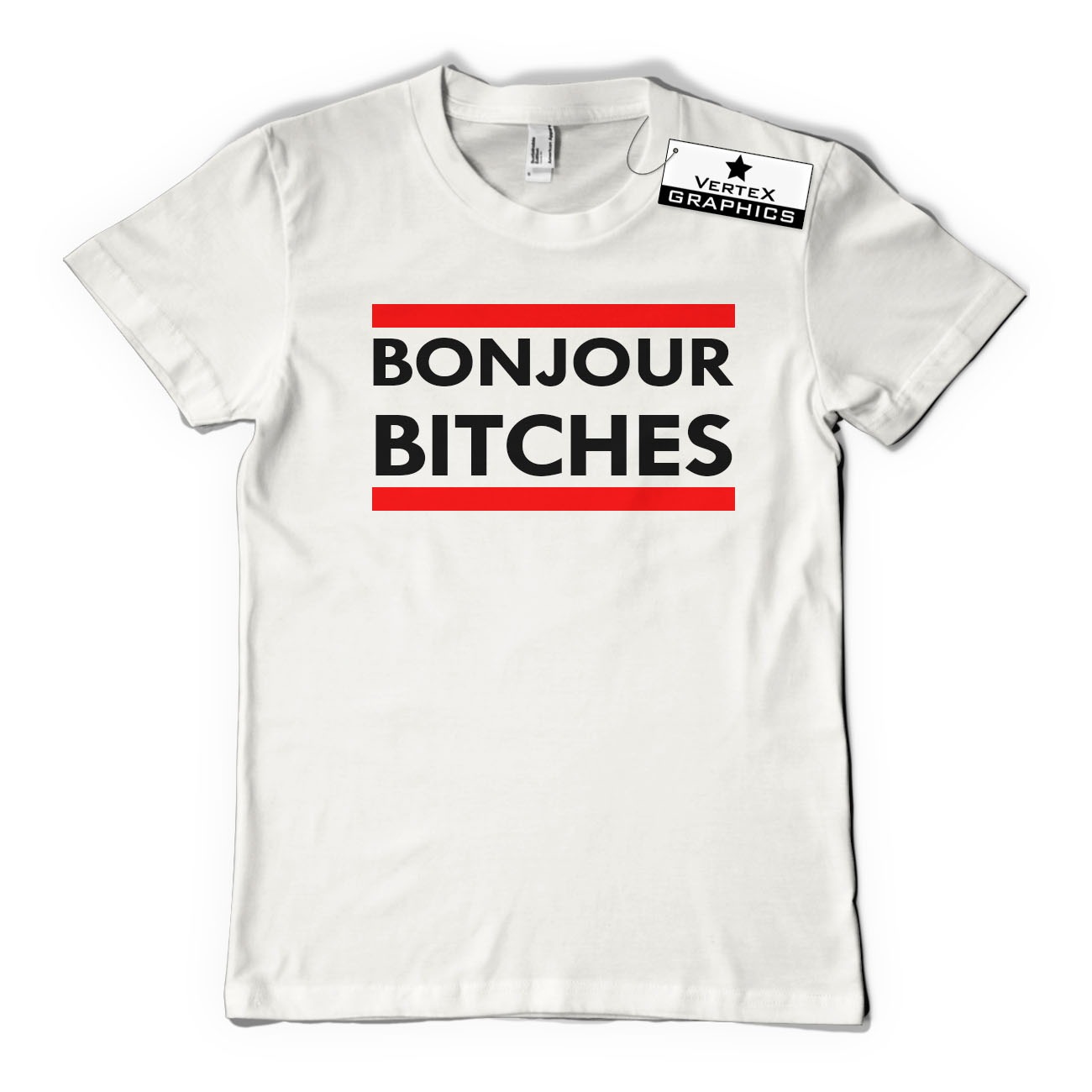 Bonjour Bitches T-Shirt | Funny, Gift, Sassy | eBay