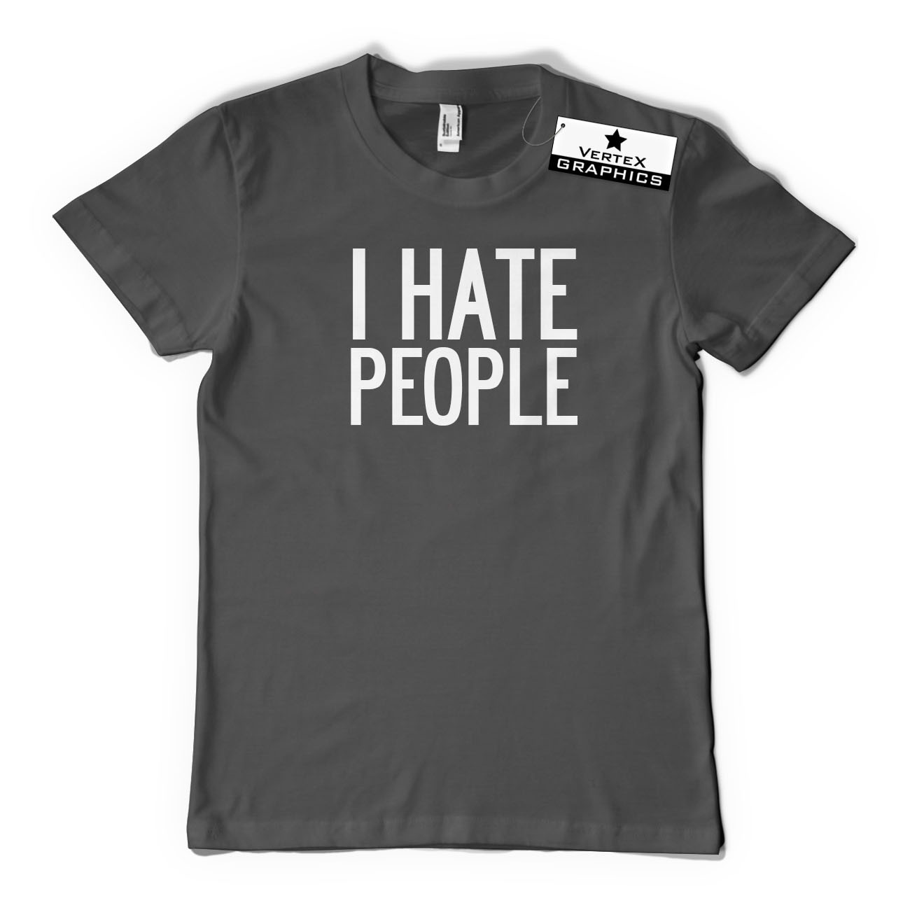 I Hate People T-Shirt | Funny, Gift, Sarcastic, Slogan - Picture 10 of 10