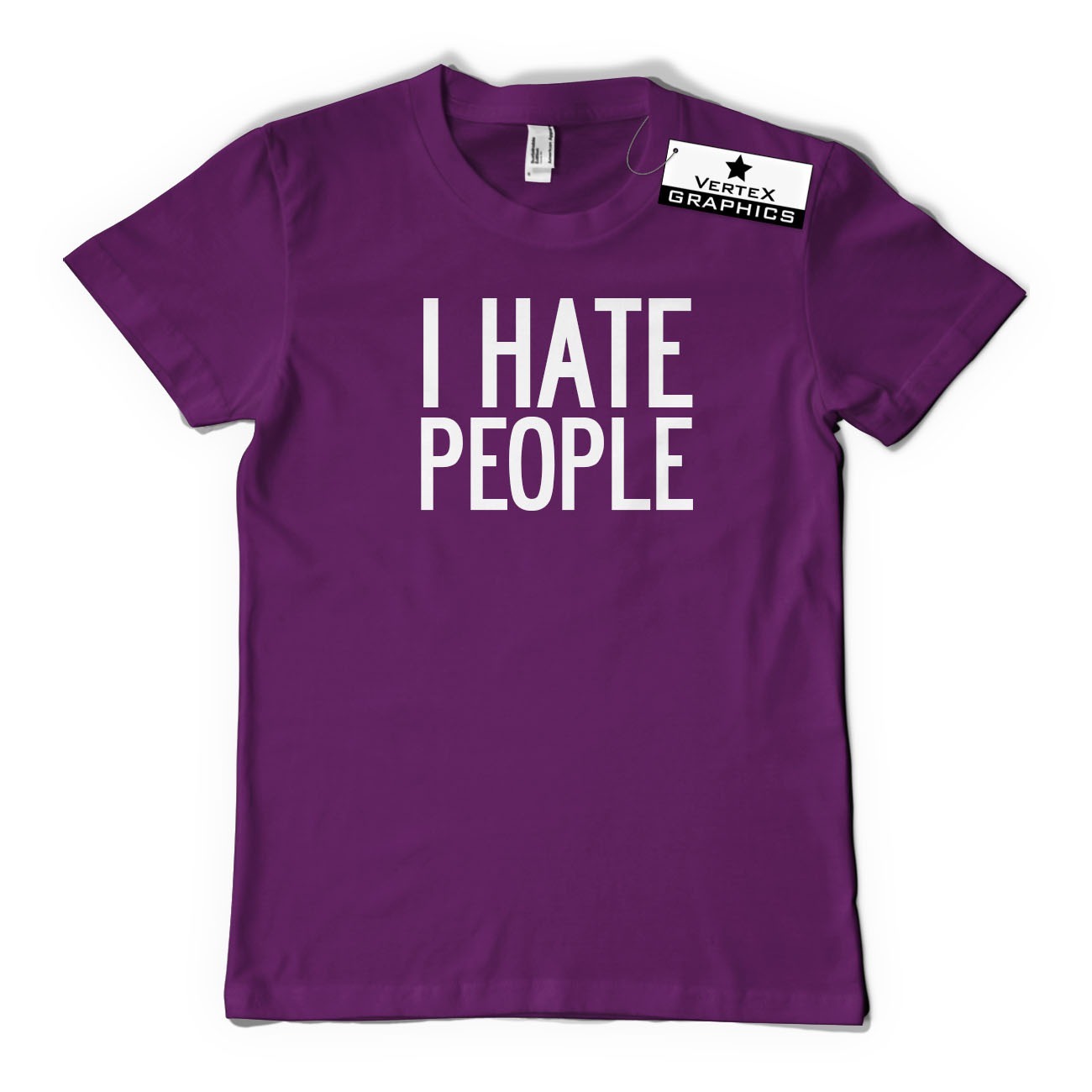 I Hate People T-Shirt | Funny, Gift, Sarcastic, Slogan - Picture 7 of 10