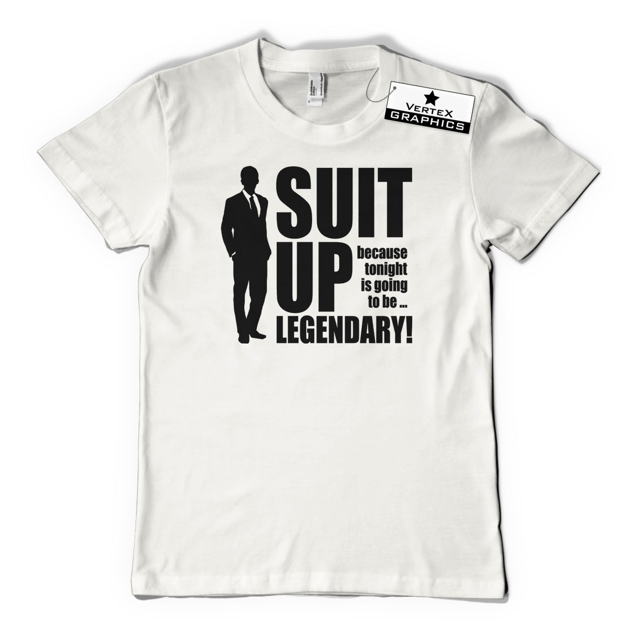 Suit Up T-Shirt | Barney Stinson, Funny, Gift, How I Met Your Mother, Slogan, TV - Picture 3 of 10